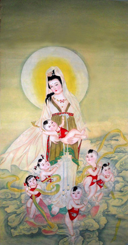 Kuan Yin,69cm x 138cm(27〃 x 54〃),3802030-z