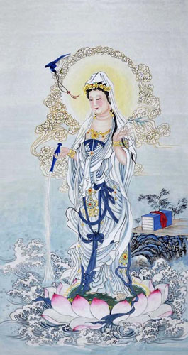 Kuan Yin,66cm x 136cm(26〃 x 53〃),3807016-z