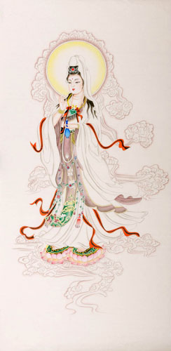 Kuan Yin,66cm x 130cm(26〃 x 51〃),3809026-z