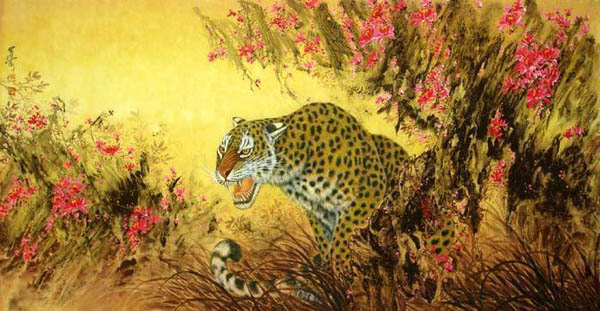 Leopard,66cm x 130cm(26〃 x 51〃),4682006-z