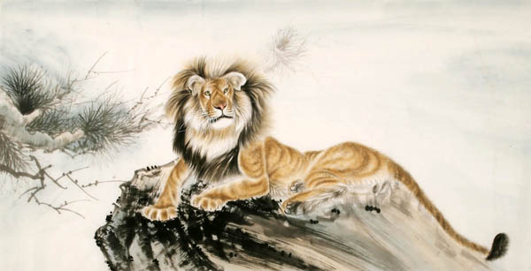 Lion,66cm x 130cm(26〃 x 51〃),4733042-z