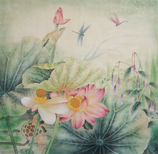 Lotus,66cm x 66cm(26〃 x 26〃),2011001-z