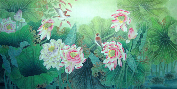 Lotus,66cm x 130cm(26〃 x 51〃),2011004-z