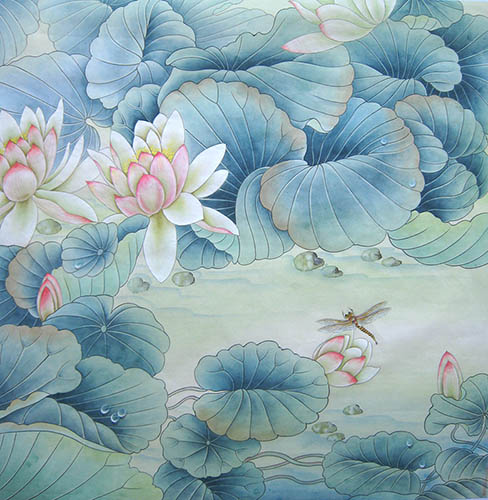Lotus,66cm x 66cm(26〃 x 26〃),2011024-z