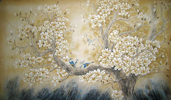 Magnolia,90cm x 180cm(35〃 x 70〃),2011012-z