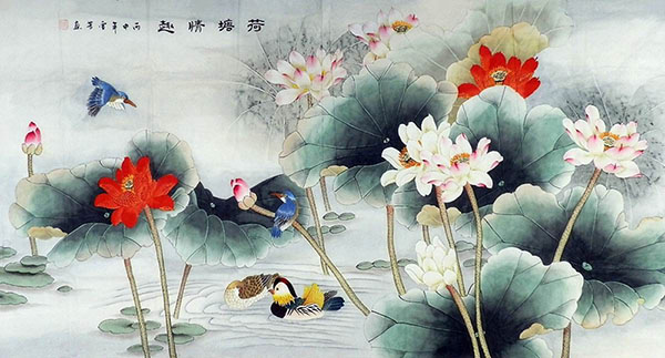Mandarin Duck,90cm x 180cm(35〃 x 70〃),2547047-z