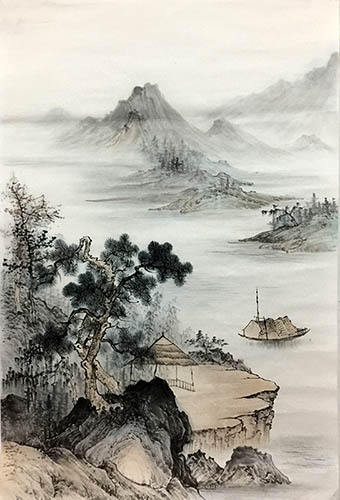 Mountain and Water,46cm x 68cm(18〃 x 27〃),1011051-z