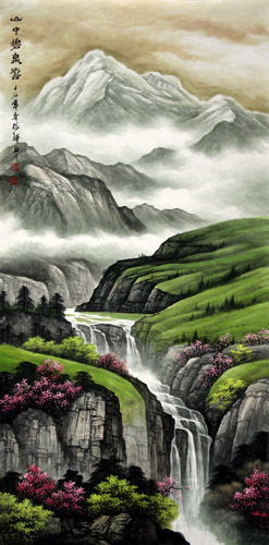 Mountain and Water,66cm x 136cm(26〃 x 53〃),1135045-z