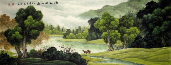Mountain and Water,65cm x 175cm(26〃 x 69〃),1135064-z