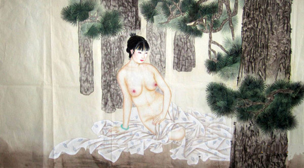 Nude Girl,66cm x 136cm(26〃 x 53〃),3082030-z