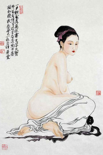 Nude Girl,69cm x 46cm(27〃 x 18〃),3776035-z
