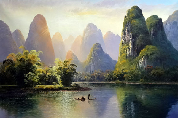 Landscape Oil Painting 6163006, , 60cm x 90cm(23〃 x 35〃)