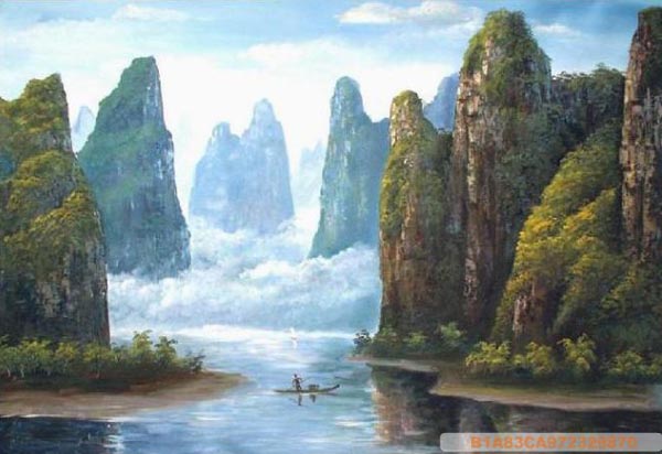 Landscape Oil Painting,60cm x 90cm(23〃 x 35〃),6163012-z