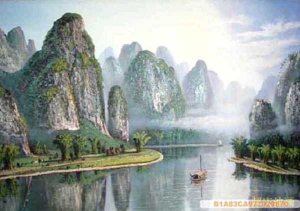 Landscape Oil Painting,50cm x 70cm(19〃 x 27〃),6163014-z