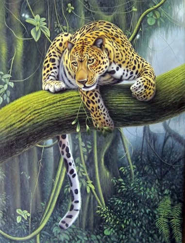 Animal Oil Painting,75cm x 100cm(29〃 x 39〃),6470011-z
