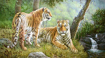 Animal Oil Painting,81cm x 120cm,jmz6484002-x