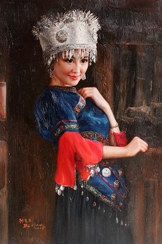 Portrait Oil Painting,60cm x 90cm(23〃 x 35〃),lbs6381002-z