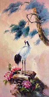 Floral Oil Painting,60cm x 120cm,lys6282003-x