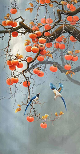 Floral Oil Painting,60cm x 120cm(24〃 x 48〃),lys6282030-z