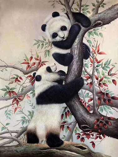 Animal Oil Painting,75cm x 100cm(29〃 x 39〃),lys6482002-z