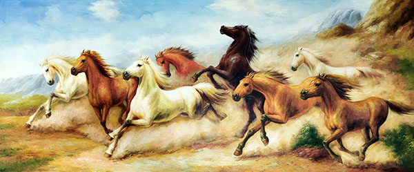 Animal Oil Painting,70cm x 180cm(27〃 x 70〃),lys6482004-z