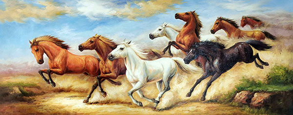 Animal Oil Painting,70cm x 180cm(27〃 x 70〃),lys6482007-z