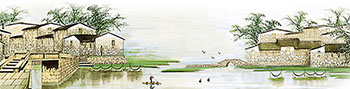 Landscape Oil Painting,80cm x 160cm,lzx6174007-x