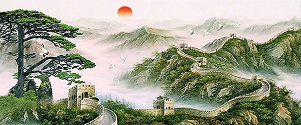 Landscape Oil Painting,70cm x 140cm(27〃 x 55〃),lzx6174009-z