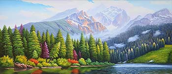 Landscape Oil Painting,60cm x 90cm,6160016-x