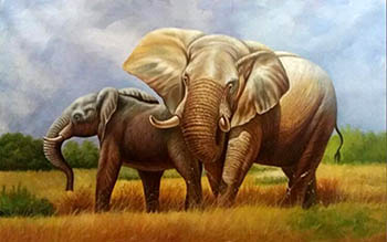 Animal Oil Painting,60cm x 90cm,wyh6485020-x