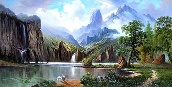 Landscape Oil Painting,80cm x 170cm(31〃 x 67〃),xb6170008-z
