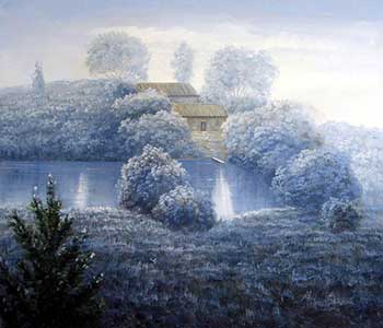 Landscape Oil Painting,60cm x 90cm,6163016-x