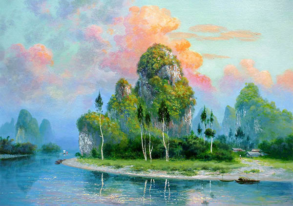 Landscape Oil Painting,35cm x 45cm(13〃 x 17〃),ymh6177010-z