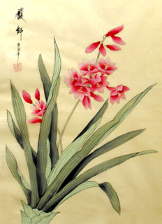 Chinese Orchid Painting,55cm x 40cm,2336045-x