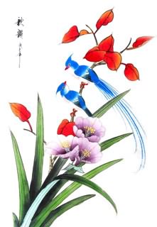 Chinese Orchid Painting,30cm x 40cm,2336047-x