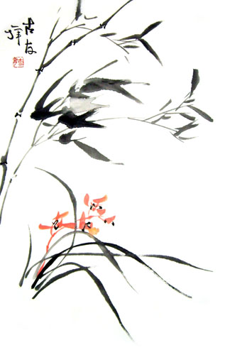 Orchid,69cm x 46cm(27〃 x 18〃),2412006-z