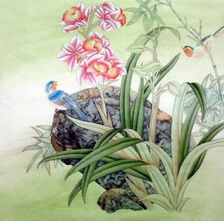 Chinese Orchid Painting,69cm x 69cm,2614027-x