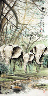 Chinese Other Animals Painting,50cm x 100cm,4443012-x