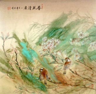 Chinese Other Flowers Painting,66cm x 66cm,2319049-x