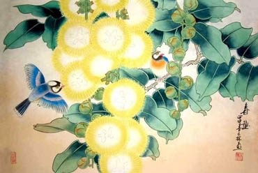 Chinese Other Flowers Painting,43cm x 65cm,2319074-x