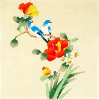 Chinese Other Flowers Painting,40cm x 40cm,2340030-x