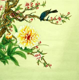 Chinese Other Flowers Painting,69cm x 69cm,2603013-x