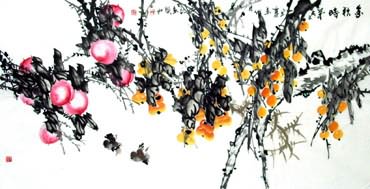 Chinese Other Fruits Painting,69cm x 138cm,2422011-x