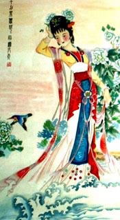 Chinese Other Mythological Characters Painting,30cm x 62cm,3367003-x