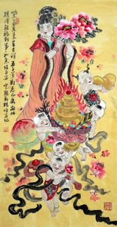 Chinese Other Mythological Characters Painting,50cm x 100cm,3518066-x