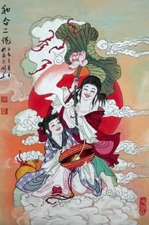 Chinese Other Mythological Characters Painting,46cm x 70cm,3720001-x
