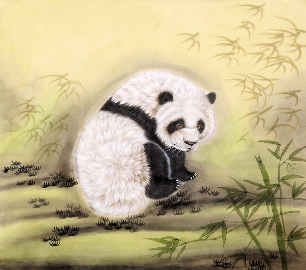 Panda,80cm x 95cm(31〃 x 37〃),4507002-z
