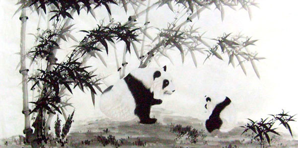 Panda,66cm x 136cm(26〃 x 53〃),4510003-z