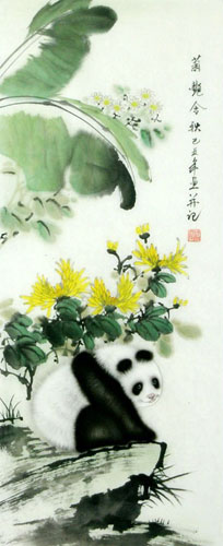Panda,34cm x 69cm(13〃 x 27〃),4513001-z