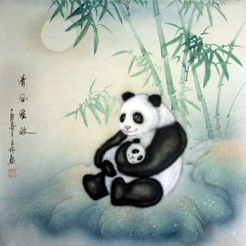 Panda,66cm x 66cm(26〃 x 26〃),4731016-z